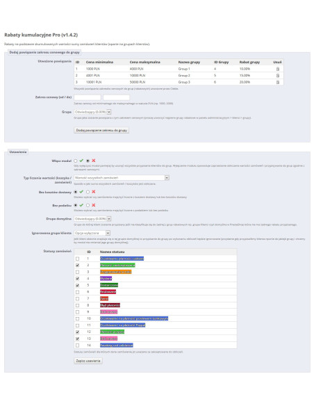 Sconti cumulativi (soglia) per PrestaShop