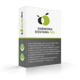 Moduł darmowa dostawa na wybrane produkty dla PrestaShop 1.5.x oraz 1.6.x