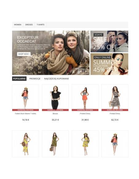 Kostenlose Lieferung für ausgewählte Produkte für PrestaShop 1.5.x und 1.6.x