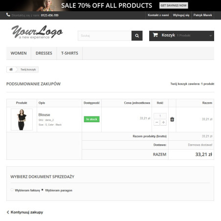 Module facture ou du reçu pour PrestaShop 1.5 x et x 1,6