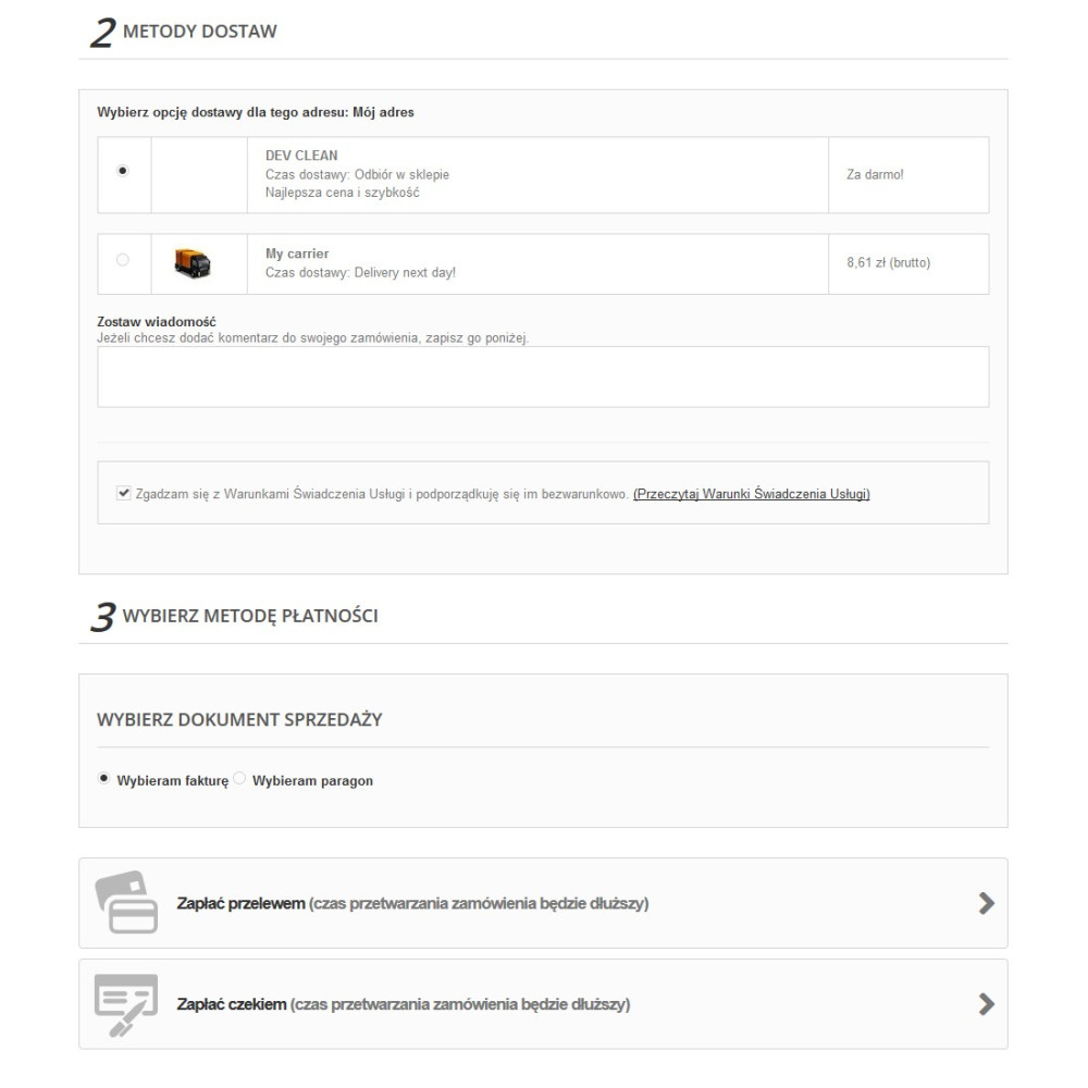 Invoice or receipt module for PrestaShop 1.5 x and 1.6 x