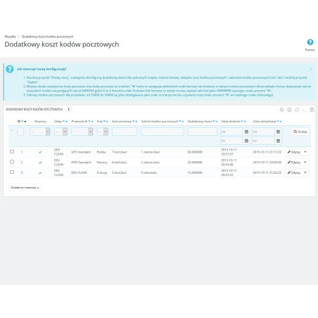 Module codes additional charge Pro for PrestaShop 1.5 x and 1.6 x