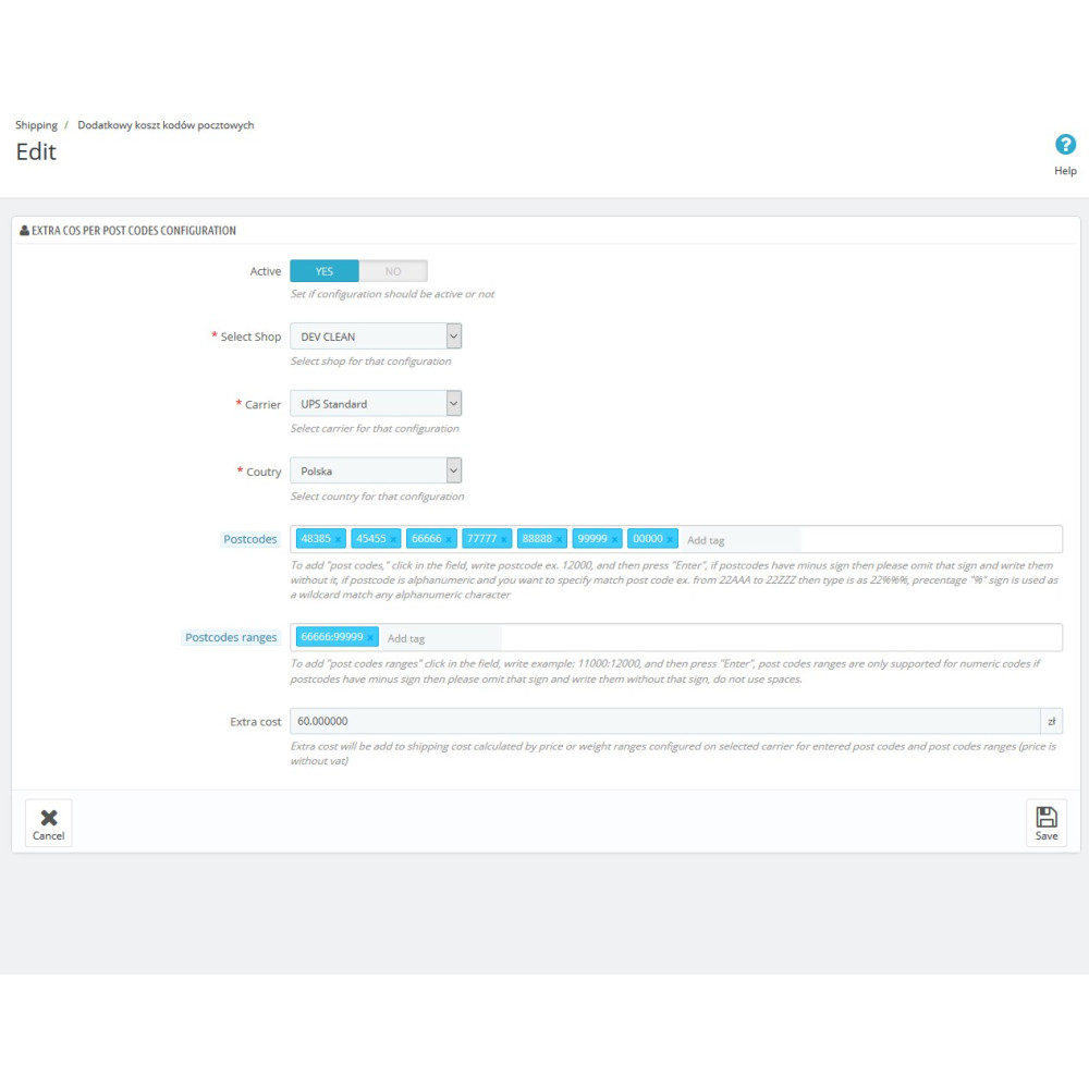 Module codes additional charge Pro for PrestaShop 1.5 x and 1.6 x