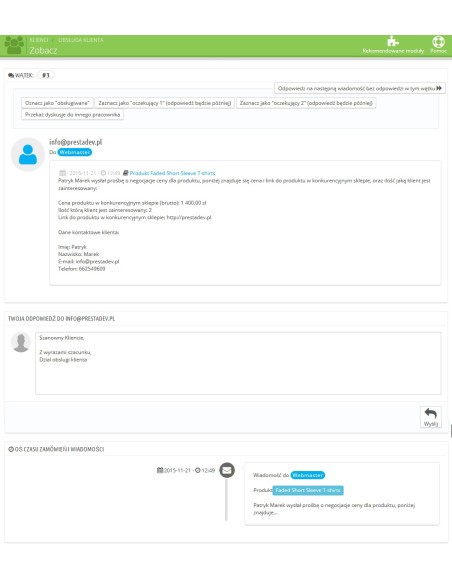 Moduł negocjacja ceny / alert cenowy dla PrestaShop | Moduły prestashop | PrestaDev.pl