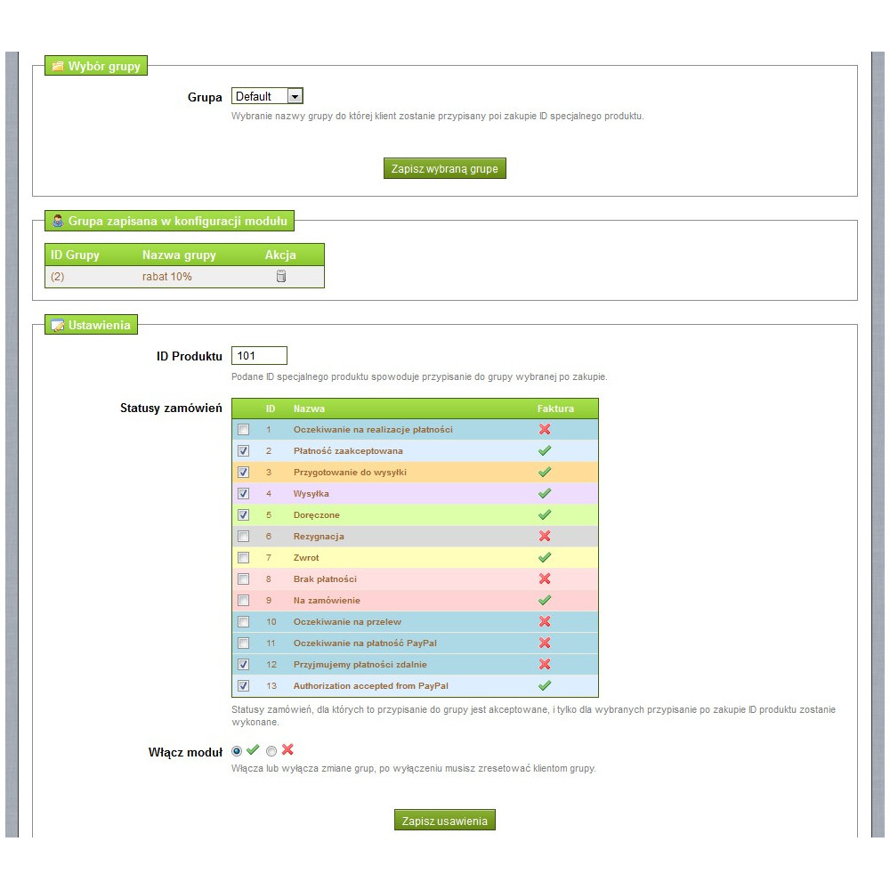 Product2Group - Remise comme produit à acheter