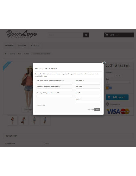 Moduł negocjacja ceny / alert cenowy dla PrestaShop | Moduły prestashop | PrestaDev.pl