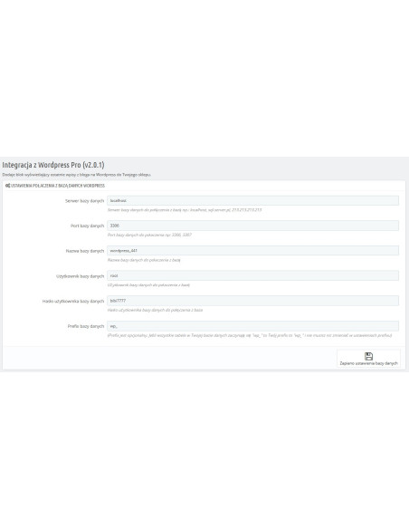 Integrationsmodul mit Wordpress Pro für PrestaShop