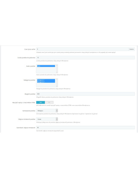 Integrationsmodul mit Wordpress Pro für PrestaShop