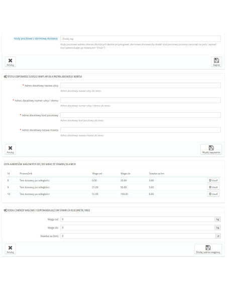 Moduł dostawy bazujacy na odległości Pro dla PrestaShop | Moduły prestashop | PrestaDev.pl
