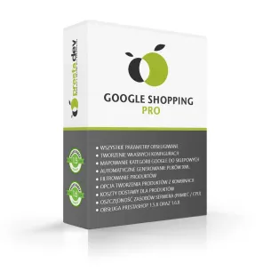 Goolge Shopping Pro / Google zakupy dla PrestaShop 1.5.x oraz 1.6.x