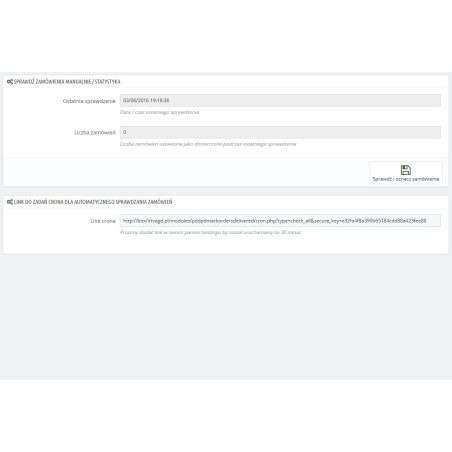 Il modulo DPD contrassegna gli ordini come consegnati per PrestaShop 1.5.xe 1.6.x.