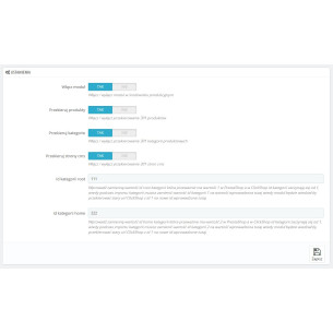 Přesměrujte adresy URL ClickShopu na PrestaShop pro PrestaShop 1.5.xa 1.6.x. 2