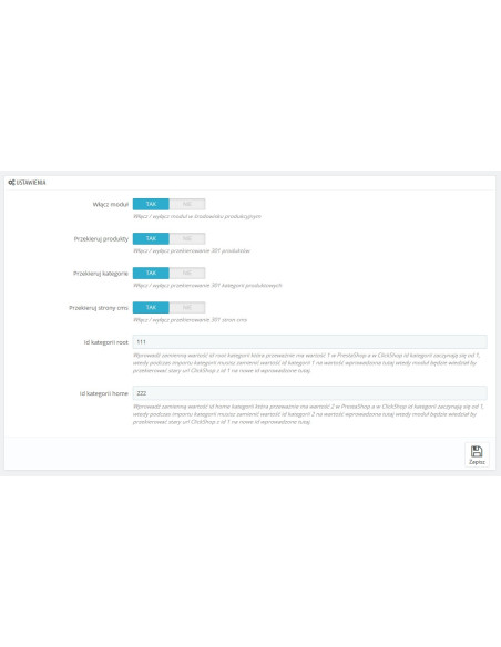 Redirect ClickShop urls to PrestaShop for PrestaShop 1.5.x and 1.6.x