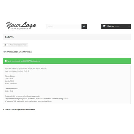 Оплата при доставці в магазині за PrestaShop 1.5.x та 1.6.x