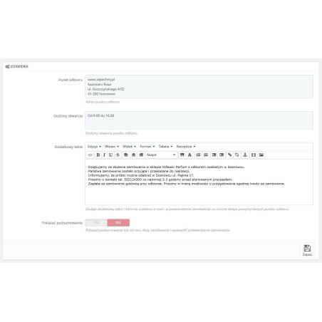 Pagamento alla consegna nel negozio per PrestaShop 1.5.xe 1.6.x.
