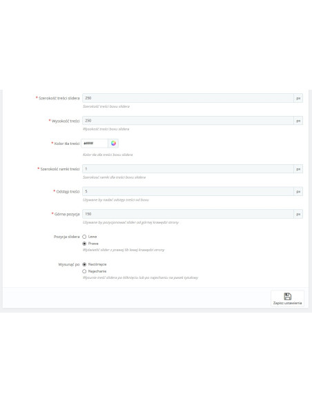 Schieberegler von Inhalten für Prestashop 1.5.x und 1.6.x