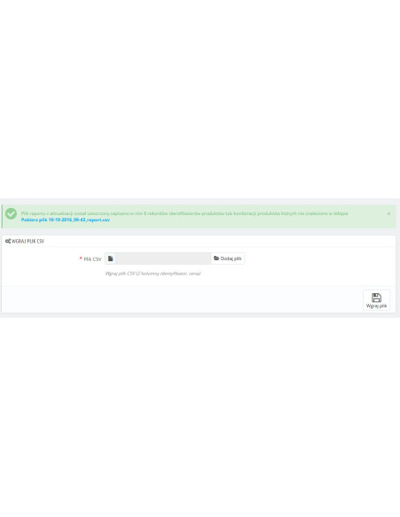 Preisaktualisierung aus der CSV-Datei für PrestaShop 1.5.x und 1.6.x