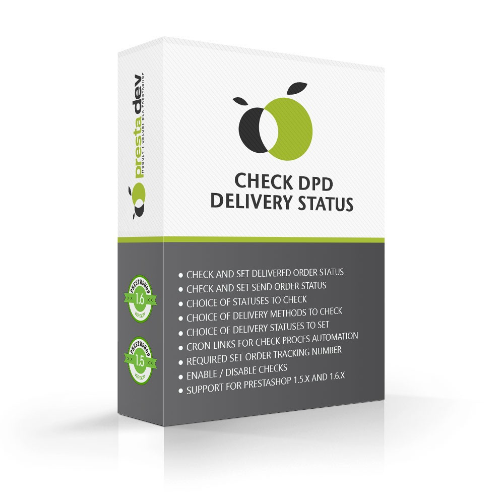 Il modulo controlla lo stato di consegna DPD per Prestashop 1.5.xe Prestashop 1.6.x.