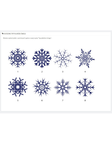 Falling Snowflakes Pro per PrestaShop 1.5.xe 1.6.x.