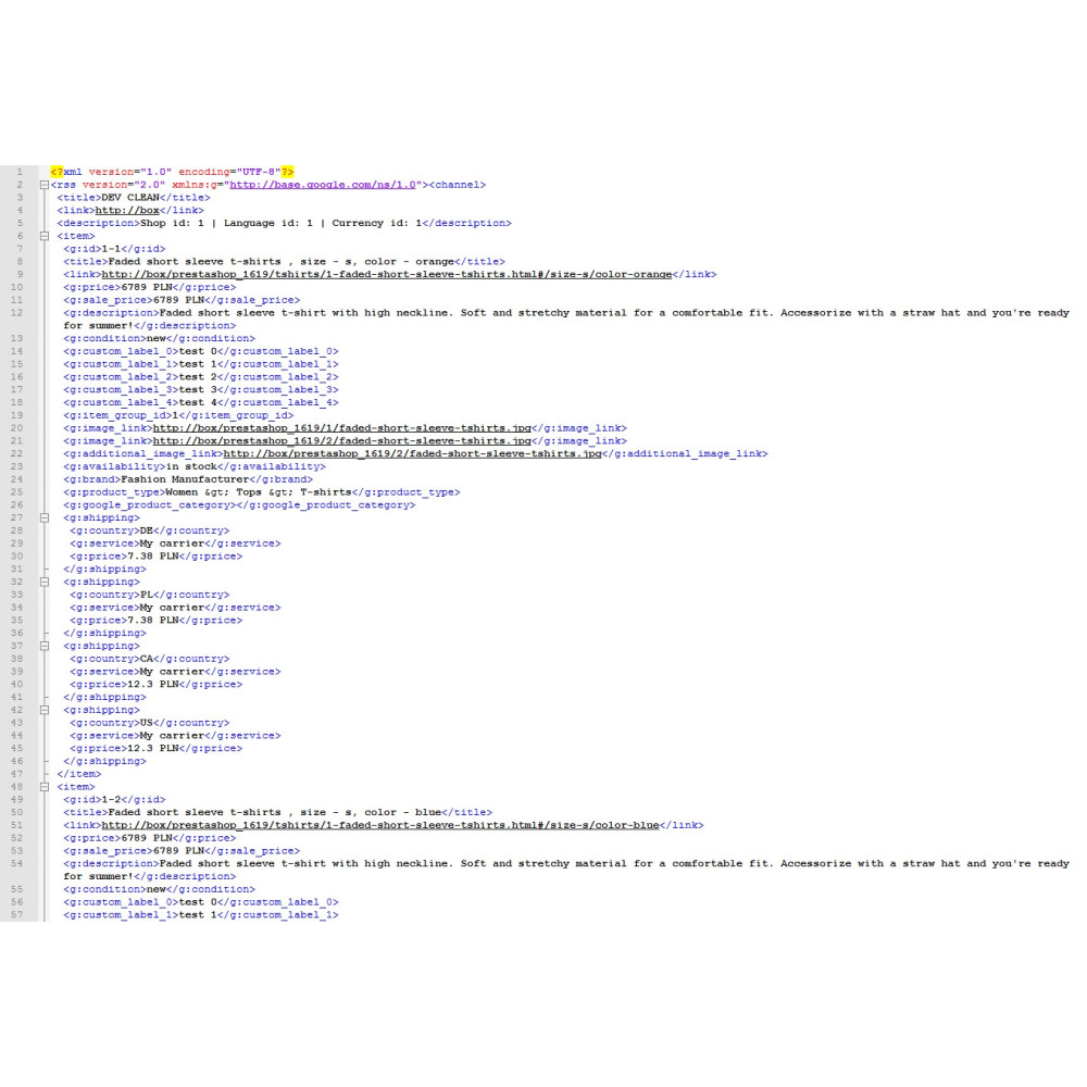 Facebook Dynamic Ads Products Feed XML for PrestaShop 1.5.x and 1.6.x