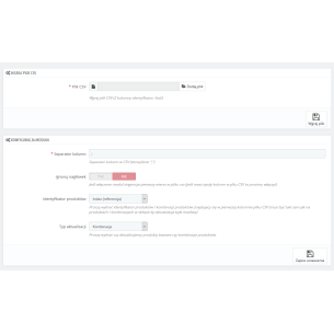 Aktualizacja cen z pliku CSV dla PrestaShop 1.5.x oraz 1.6.x 2