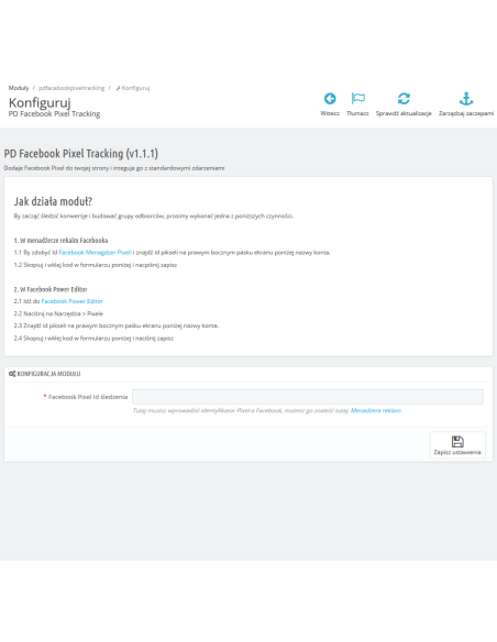 Facebook Pixel Tracking für Prestashop 1.5.x und 1.6.x