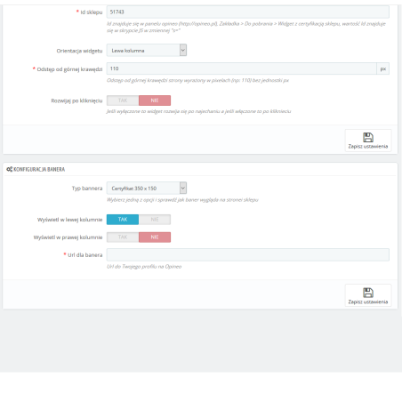 Integration mit Opineo Credible Reviews für PS 1.4.x und PS 1.5.x