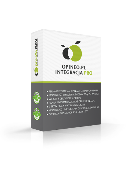 Intégration avec Opineo fiables clients pour PS 1.4. x et PS 1,5 x