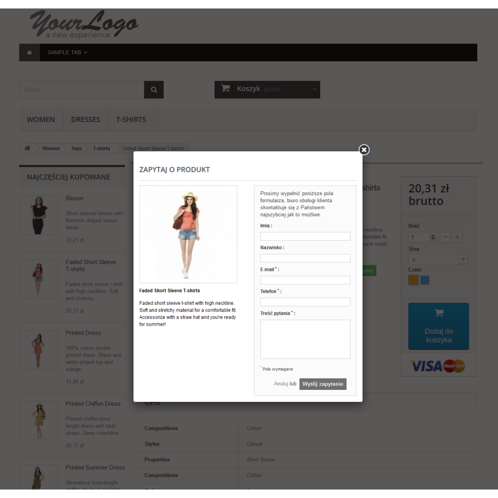 Fragen Sie nach dem Produkt Pro Modul für PrestaShop