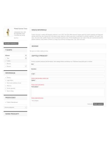 Produktanfrage Modul Pro für PrestaShop